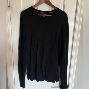 Men’s Banana Republic cotton/cashmere black sweater, size: Large